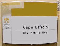 Il capo del Servizio in Vaticano è don Attilio Riva (© copyright - Governatorato Scv - Direzione dei Musei)