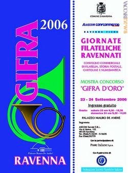 Nuovo appuntamento, il decimo, con le manifestazioni collezionistiche di Ravenna «Gifra»