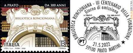 Venne aperta provvisoriamente il 18 novembre 1722; è la Biblioteca roncioniana di Prato