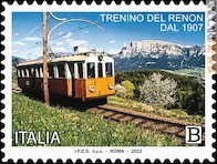 Trenino del Renon - Oggi il francobollo
