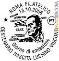 Uno dei tre annulli dedicati a Luchino Visconti in uso domani