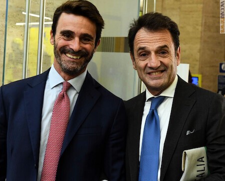 Passaggio ideale di testimone: Giovanni Machetti accanto a Pietro La Bruna, nel medesimo ruolo tra il 2 gennaio 2015 e l’8 marzo 2017
