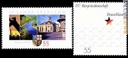 I due francobolli tedeschi attesi agli sportelli domani