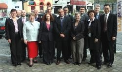 Il gruppo di rappresentanti delle amministrazioni che fanno capo alla Sepac, riunitosi a Bruxelles il 15 novembre scorso. La delegazione di San Marino è assente
