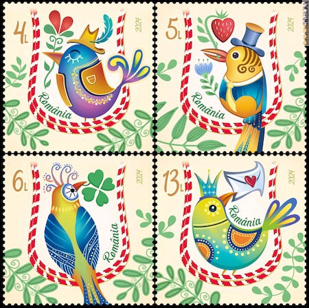 Allegri: sono i francobolli che la Romania ha proposto oggi per la doppia ricorrenza