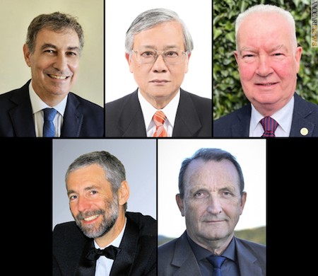 Walter Britz, Yu-An Chen, John Davies, Bernard Jimenez e Ivar Sundsbø