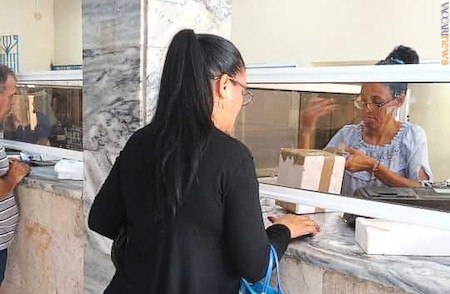 Il test nell’ufficio postale cubano Villa Clara 1