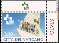 Il ritirato di Vaticano bordo di foglio (lotto 1.028, 950 euro)