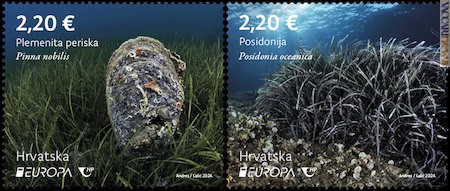 Il contributo croato al giro PostEurop: offre nacchera e posidonia oceanica