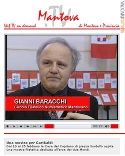 Gianni Baracchi in un momento dell’intervista