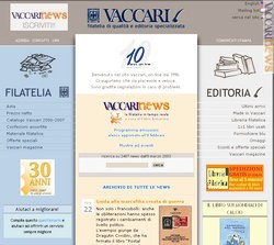 Numerose le proposte e le informazioni contenute in www.vaccari.it
