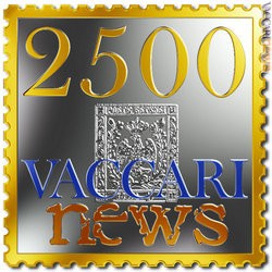 Oggi «Vaccari news» ha superato la quota di 2.500 notizie, tutte disponibili on-line gratuitamente