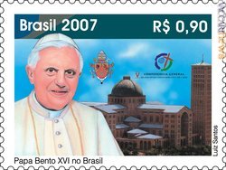Il francobollo messo in cantiere dal Brasile