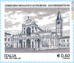Il francobollo dedicato al complesso monastico