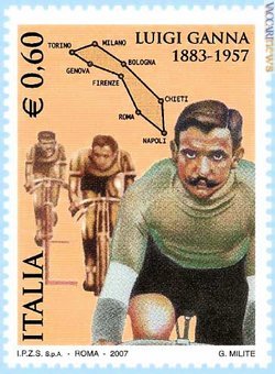 Il francobollo per Luigi Ganna uscirà il 9 giugno