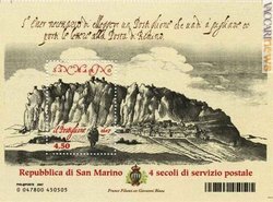 Il foglietto dedicato a «San Marino 2007»