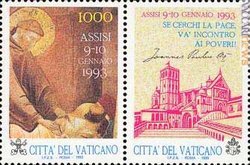 Il francobollo vaticano del 1993