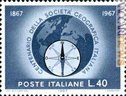 Il francobollo del 1967 dedicato alla Società geografica italiana