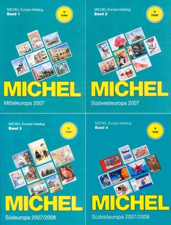 I primi quattro volumi dell'edizione 2007-2008