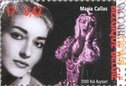 Uno dei francobolli già usciti per Maria Callas, firmato dal Belgio nel 2000