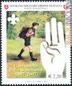 Il francobollo, targato Smom, per il centenario del movimento degli scout