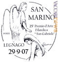 San Marino, che ha tributato alla manifestazione un francobollo uscito il 20 aprile, ha partecipato impiegando anche un annullo, firmato da Irio Ottavio Fantini