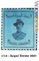 La bustina di zucchero con il francobollo risalente alla Guerra anglo-boera del 1899-1902