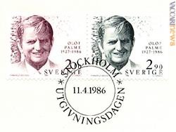 L’omaggio svedese del 1986 ad Olaf Palme