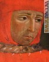 Francesco di Marco Datini, il mercante trecentesco di cui si è salvato l’archivio. L’immagine è ripresa dal ritratto realizzato da Tommaso di Piero del Trombetto (1390, © palazzo Datini, Prato)