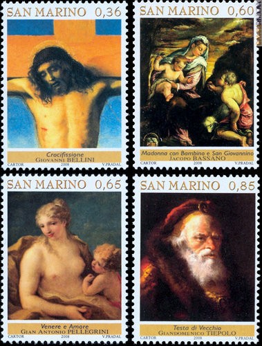I quattro francobolli protagonisti dell'emissione