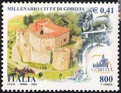 Il francobollo del 2001 per il millenario di Gorizia