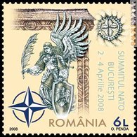 Il francobollo romeno: debutterà domani, contemporaneamente all'apertura del vertice internazionale
