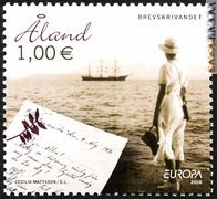 Il francobollo di Aland per PostEurop
