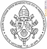 L'annullo per il viaggio di Benedetto XVI
