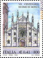Monza nei francobolli: l'omaggio al Duomo del 31 maggio 2000