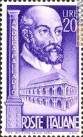 Uno dei francobolli precedenti per il Palladio, datato 4 agosto 1949
