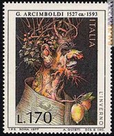 Il francobollo italiano dedicato a Giuseppe Arcimboldi