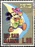 Il francobollo sammarinese del 1970 per Topolino; appartiene ad una serie di dieci esemplari