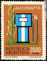 Il francobollo argentino del 7 agosto 1982 per il carburante ricavato con la canna da zucchero