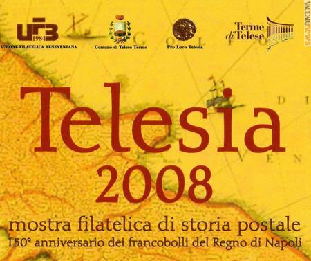 “Telesia 2008” è organizzata dall'Unione filatelica beneventana