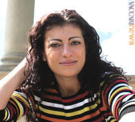Laura Mangiavacchi, autrice dei francobolli e titolare della Wws