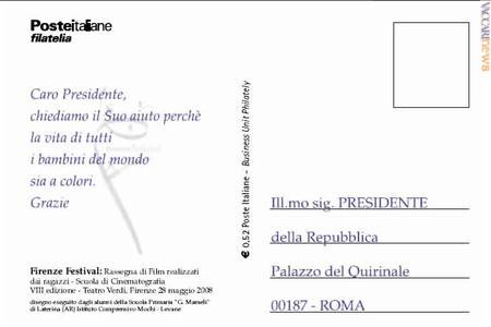 L’appello stampato sulle cartoline, poi spedite a Giorgio Napolitano