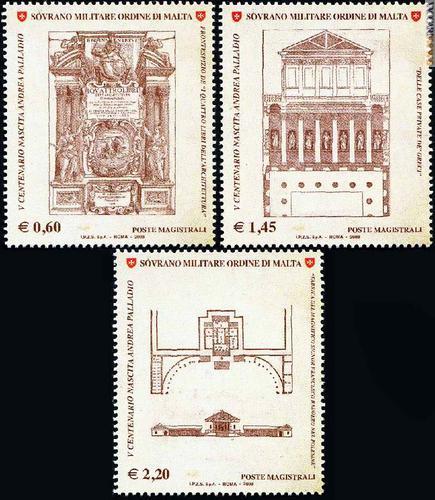 La serie dei tre francobolli