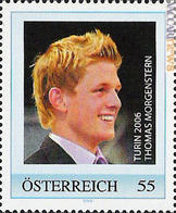 Il francobollo istantaneo per Thomas Morgenstern, uscito nel 2006