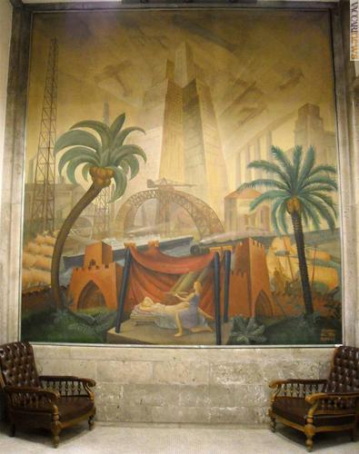 Tra il patrimonio immobiliare anche opere d'arte, come questo dipinto di Edoardo Del Neri. Intitolato “Danae e Giove (La ricchezza dei traffici e del commercio)”, si trova nell'ufficio di Gorizia Verdi