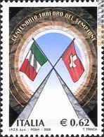 Il francobollo del 2006 con la bandiera elvetica rettangolare e non quadrata