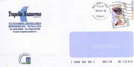 La busta con il 60 centesimi per Roma, distribuito almeno cinque giorni prima l’uscita ufficiale