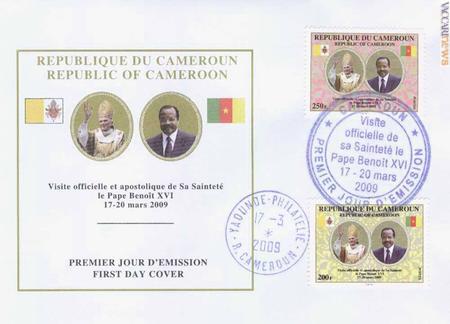 Intanto, sul mercato occidentale è arrivata l'emissione proposta dal Camerun un mese fa, quando Benedetto XVI visitò il Paese africano