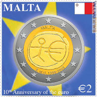 Il francobollo dedicato alla moneta unica