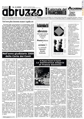 L'ultimo numero del supplemento filatelico di “Abruzzo AZ60”